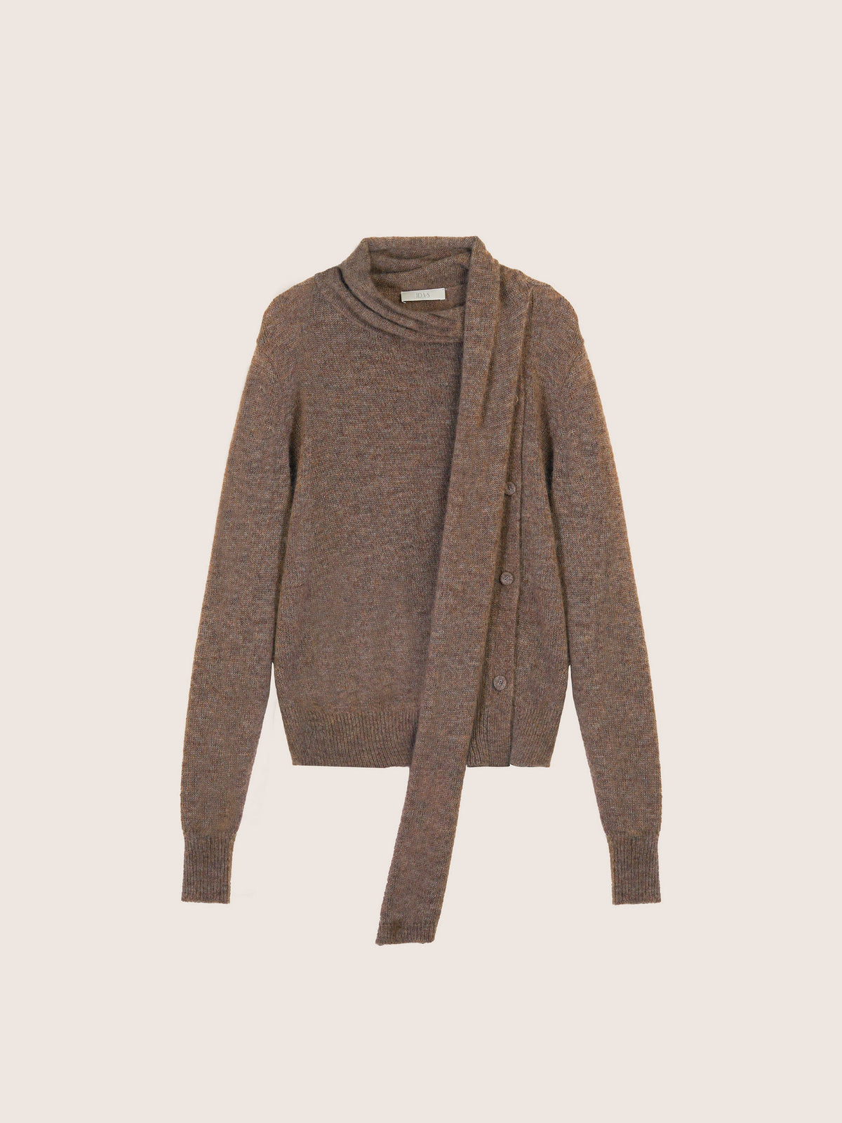 Odette Wool Cashmere Button Sweater