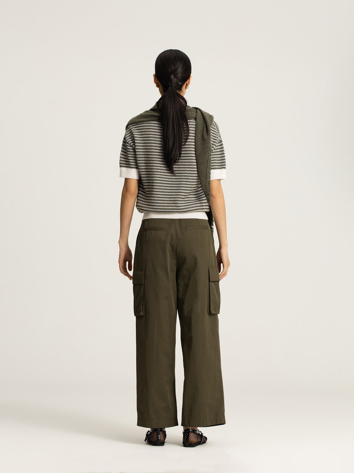 Langham Wool Cashmere Short Scarf