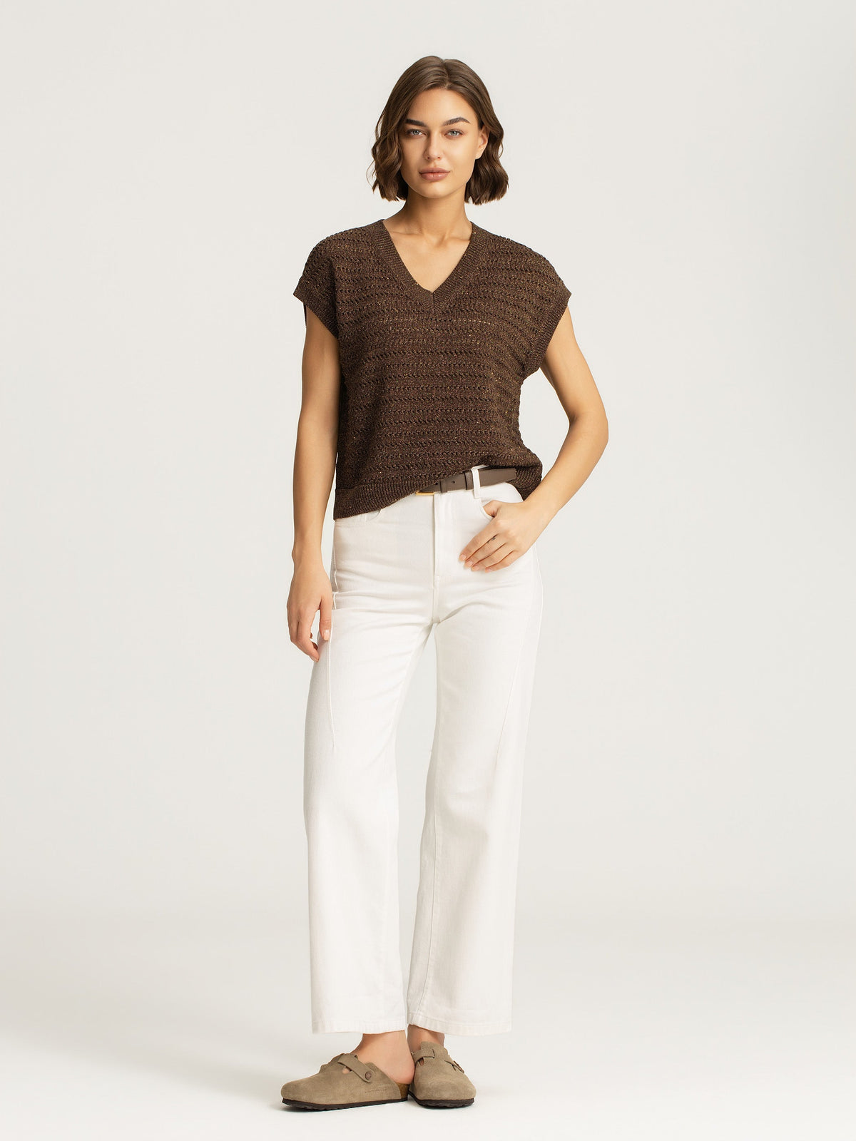 Reni Cotton Knit Top