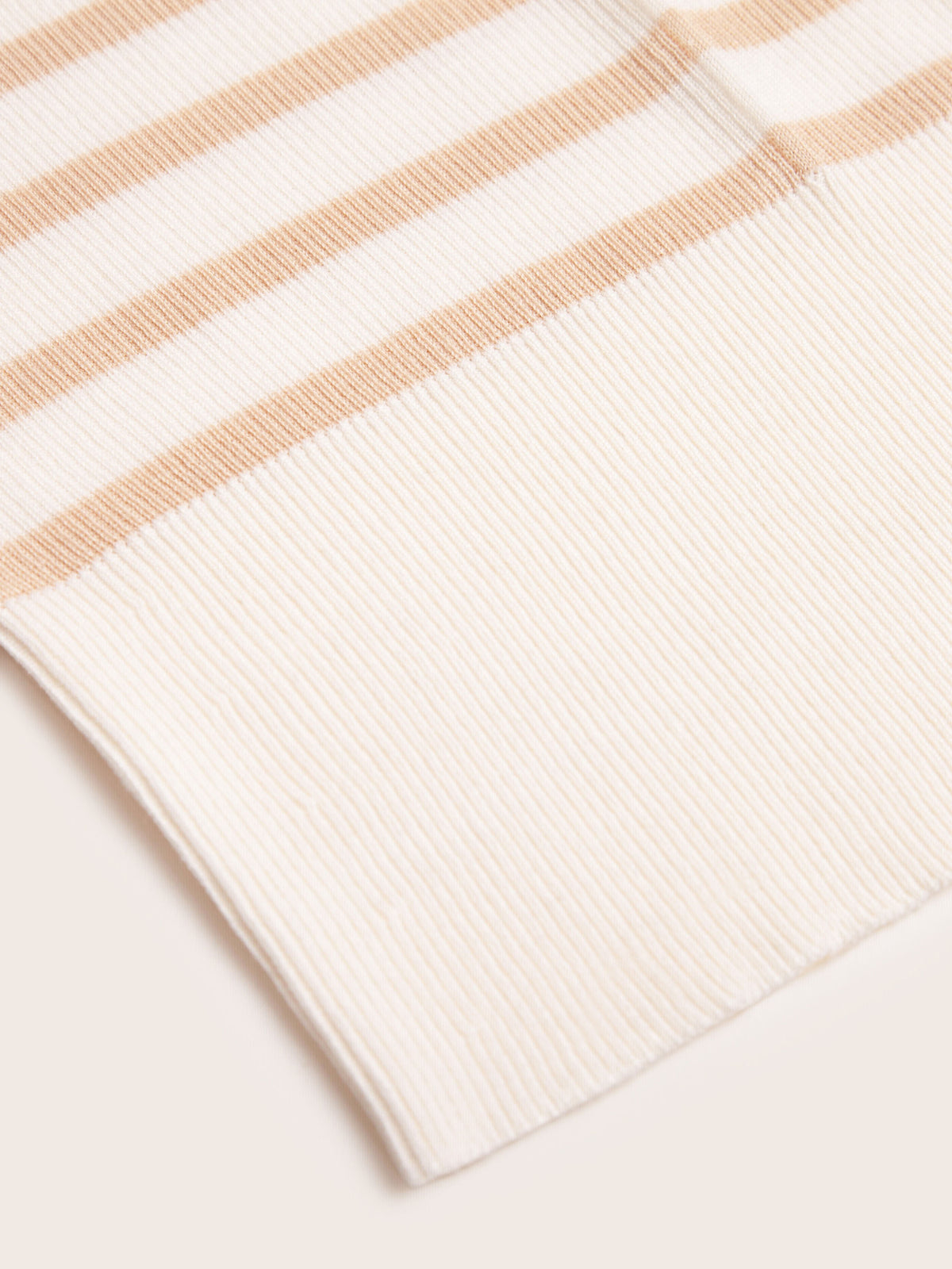 Claremont V-Neck Stripe Wool Knit
