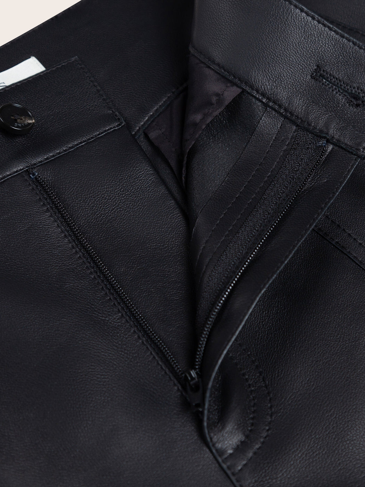 Corin Lambskin Panelled Pants