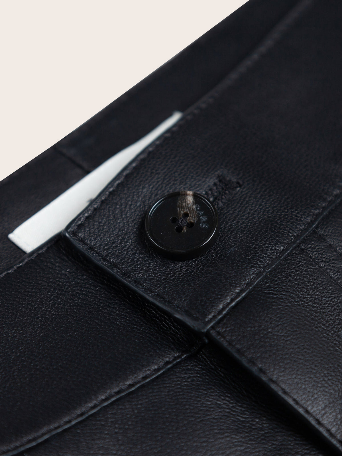 Corin Lambskin Panelled Pants