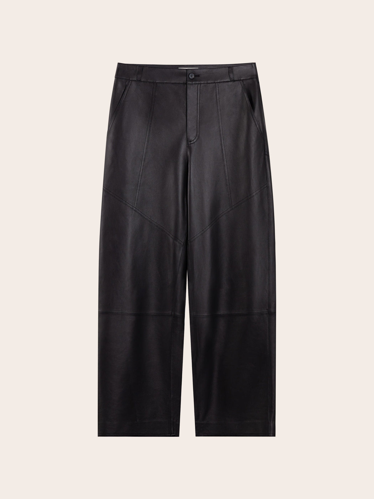 Corin Lambskin Panelled Pants