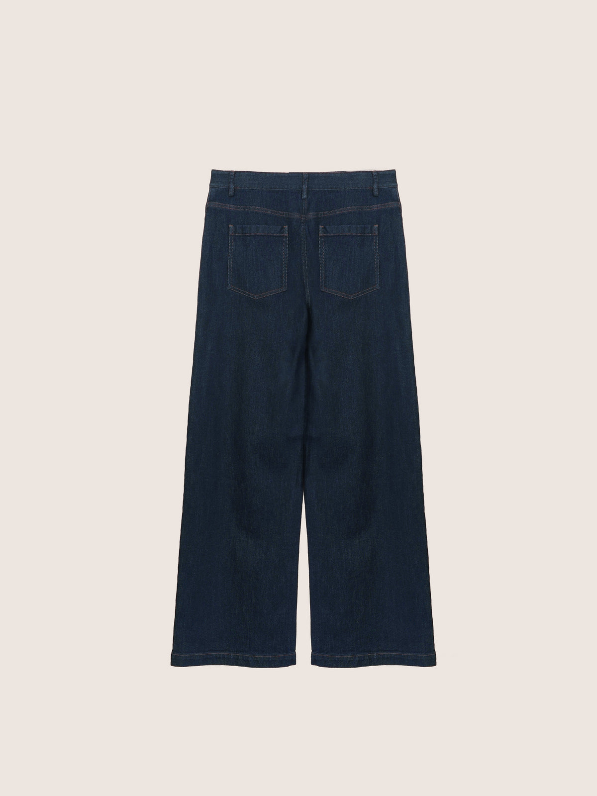 Mira Denim Straight-Leg Pants