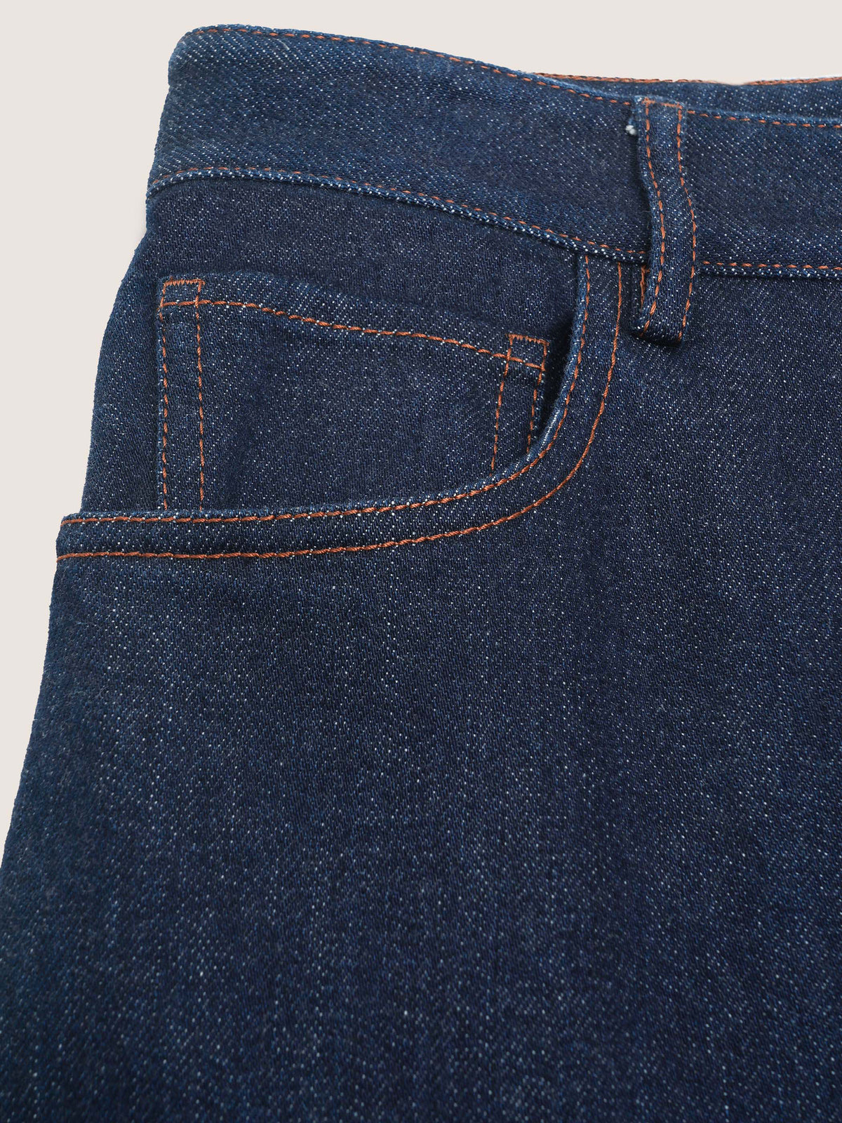 Mira Denim Straight-Leg Pants