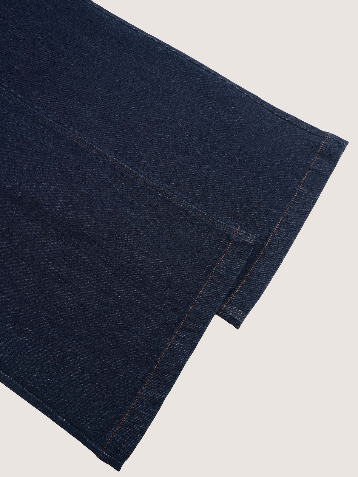 Mira Denim Straight-Leg Pants