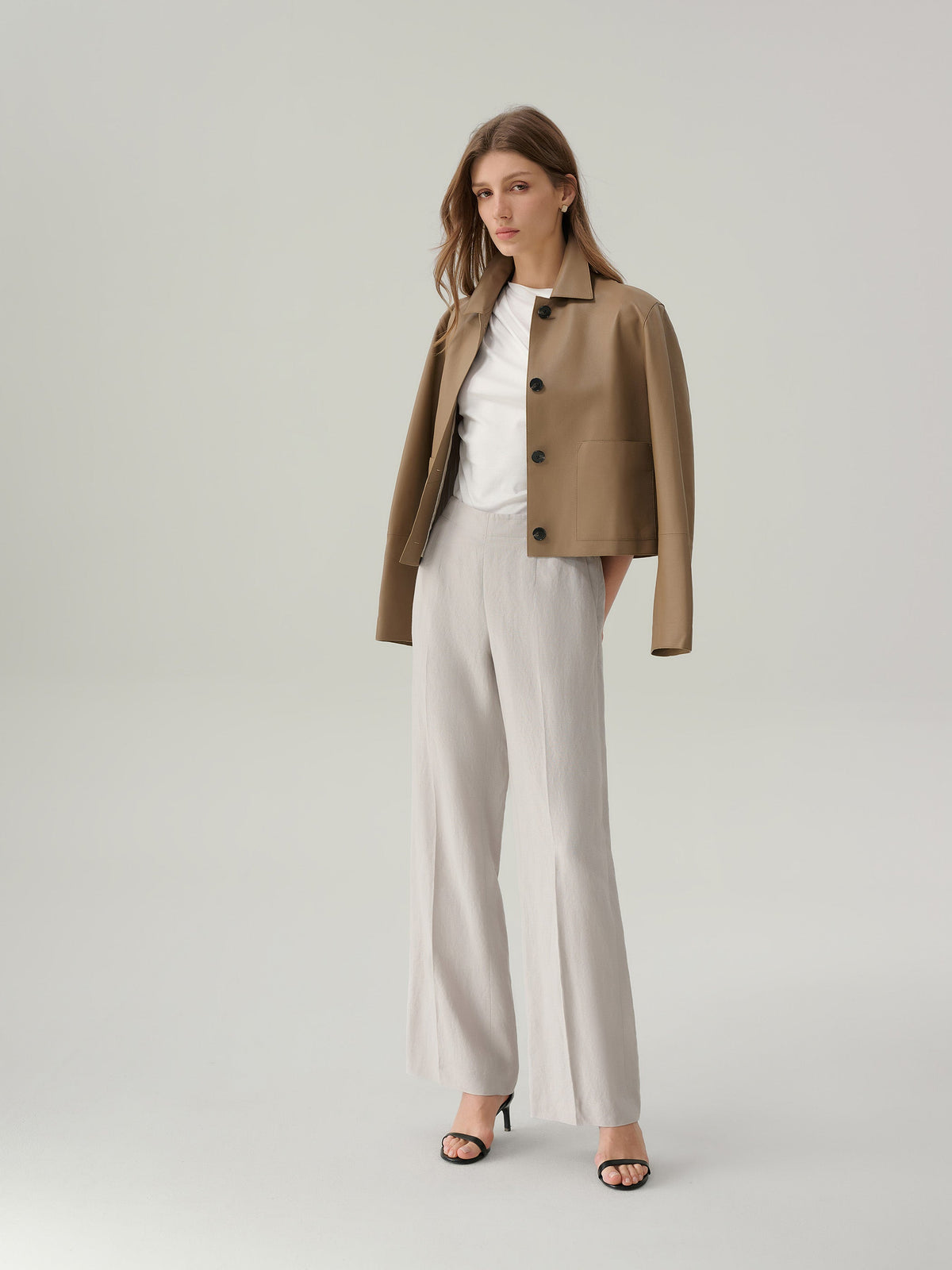 Emery Pale Grey Suit Pants