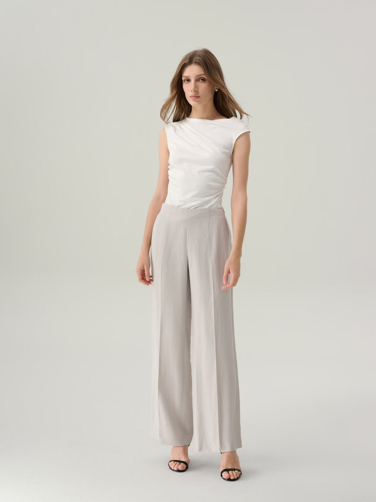Emery Pale Grey Suit Pants