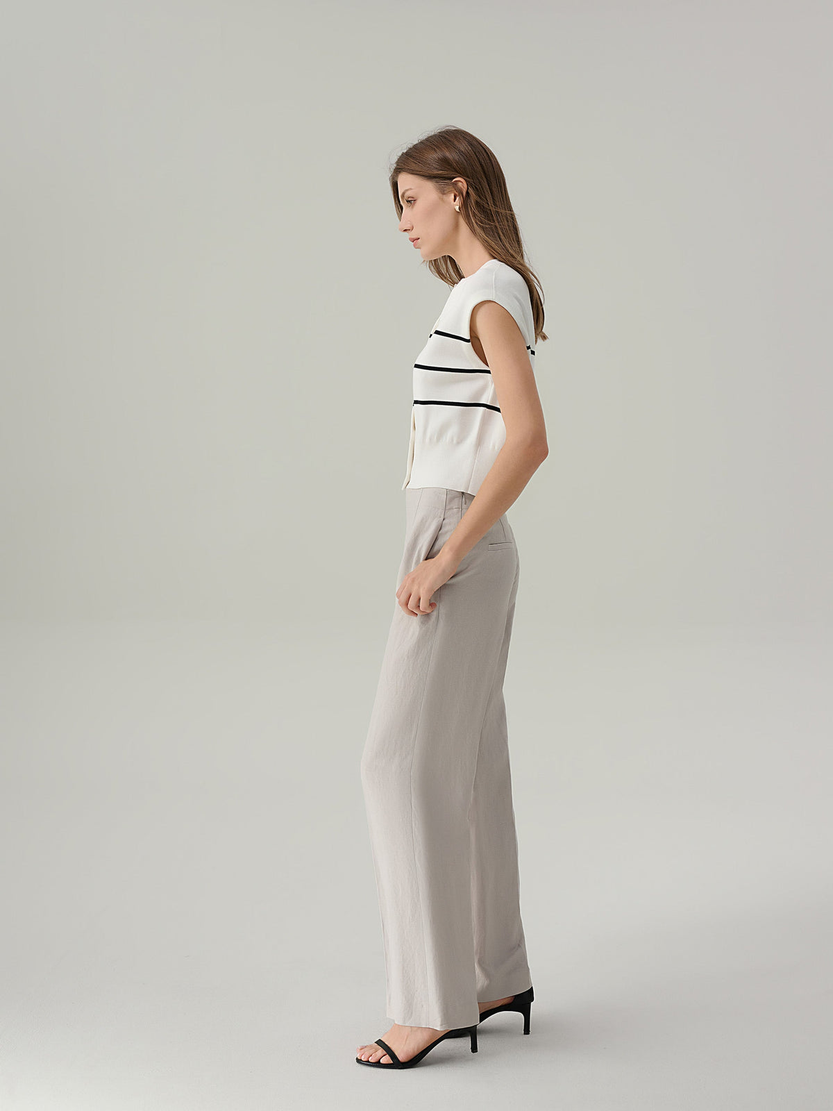 Emery Pale Grey Suit Pants