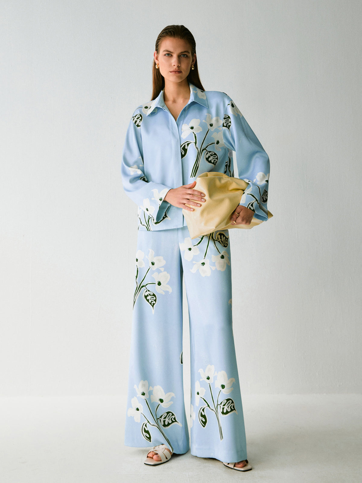 Renee Floral Wide-leg Trouser