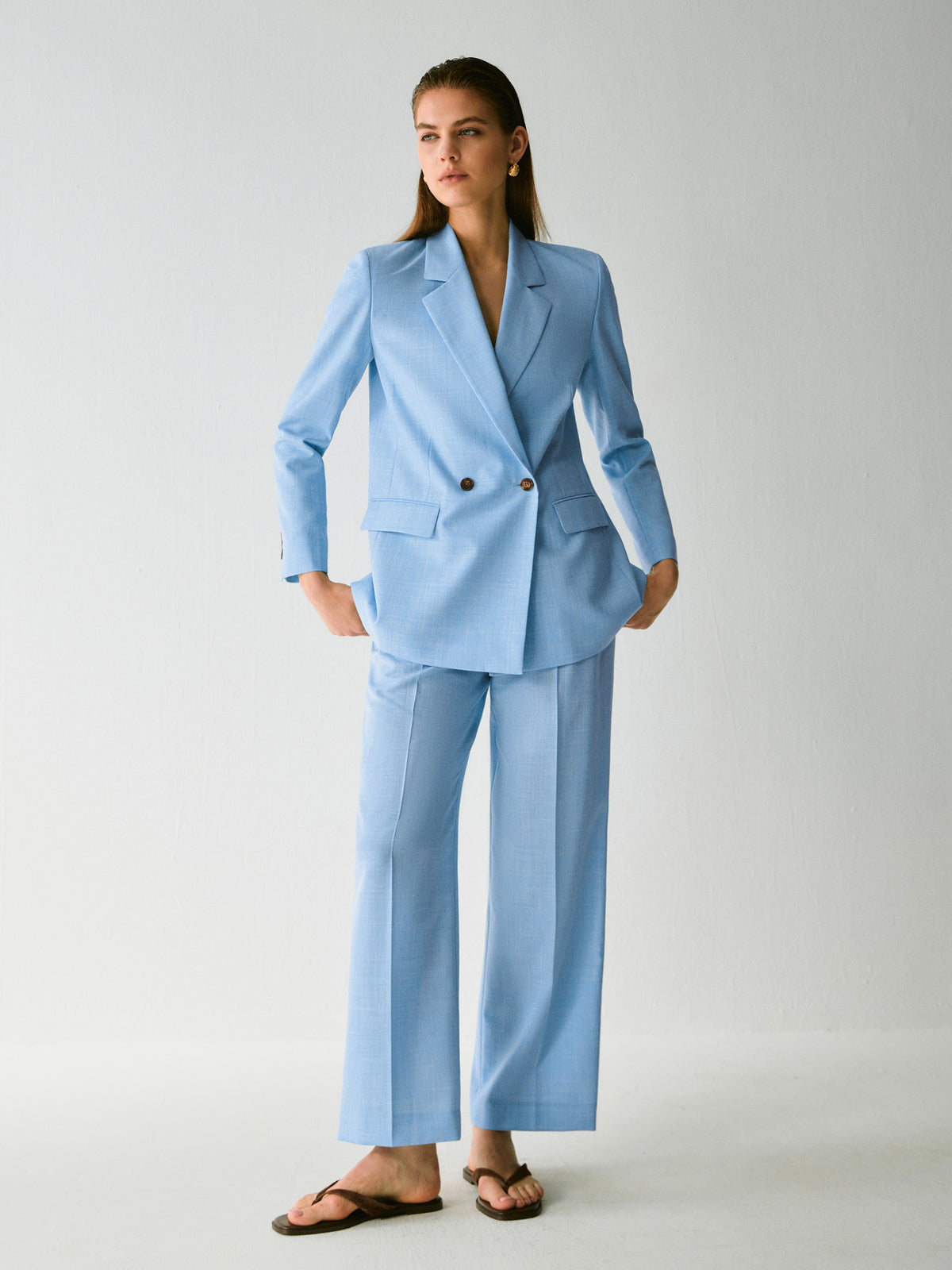 Vivienne Wool Blend Trouser