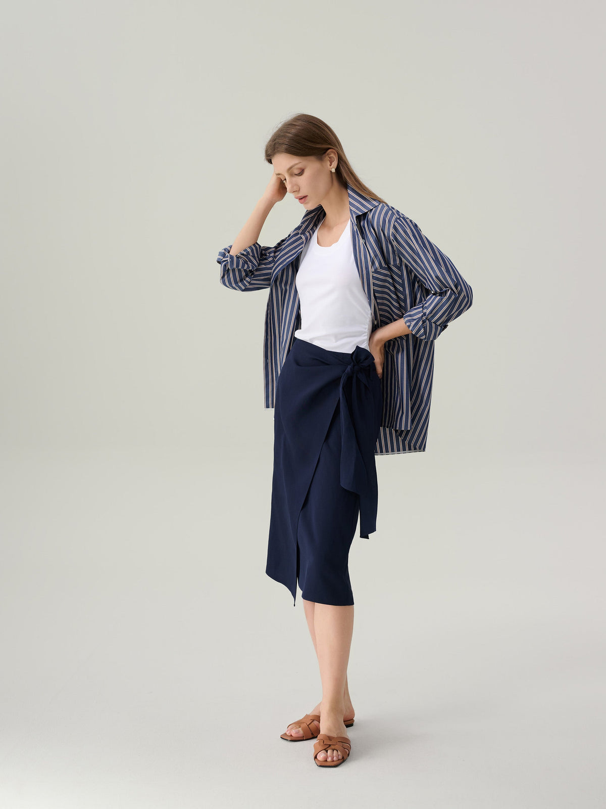 Kate Wrap Midi Skirt