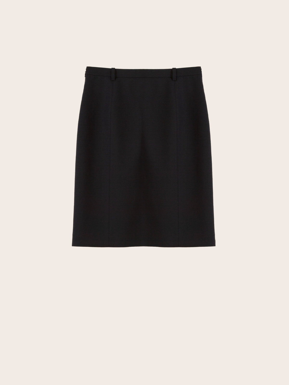 Arden Tailored Wool Skirt