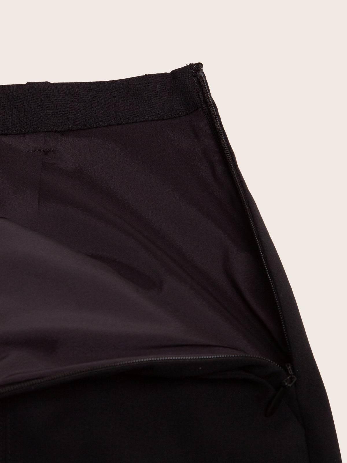 Arden Tailored Wool Skirt