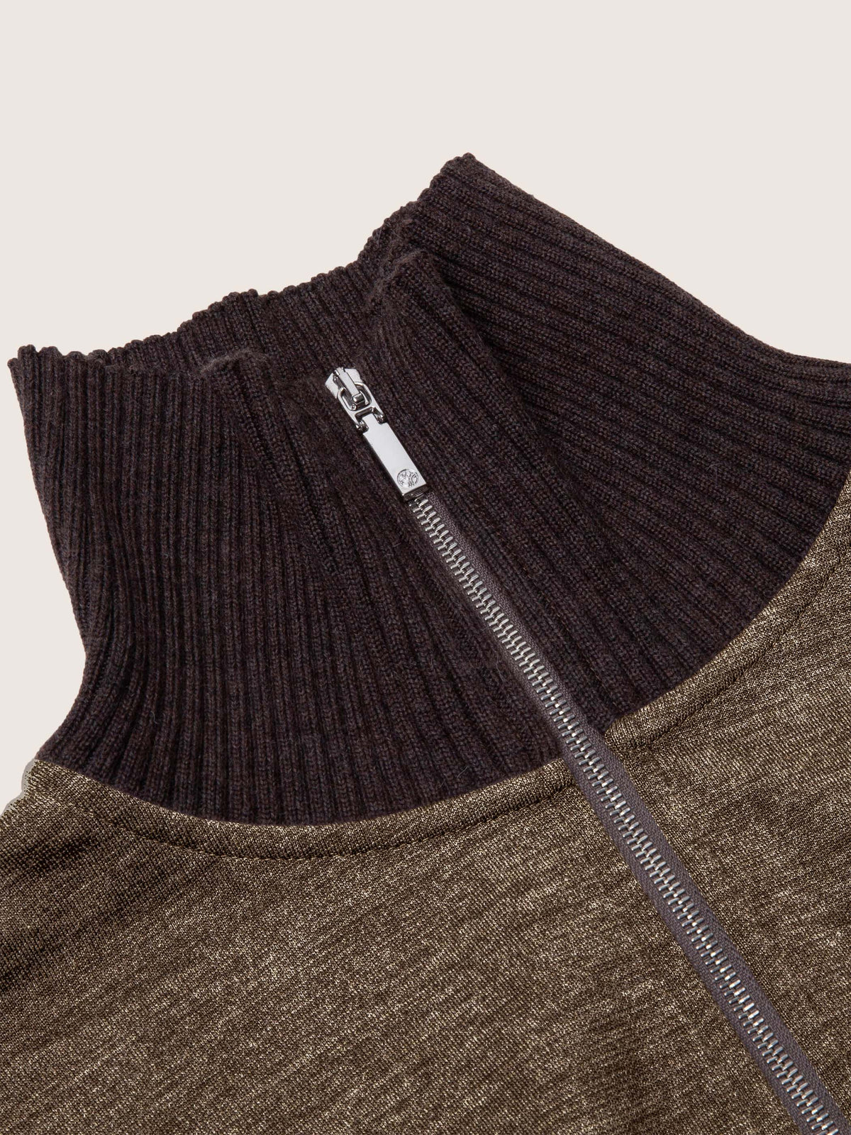 Reina Merino Wool Quarter-Zip Pullover