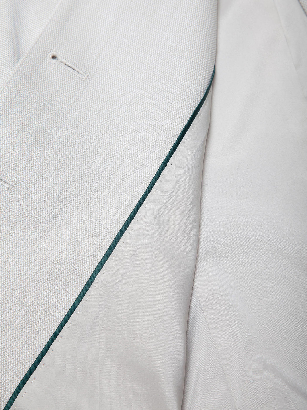 COLLARLESS BUTTONED SUIT JACKET - TEST